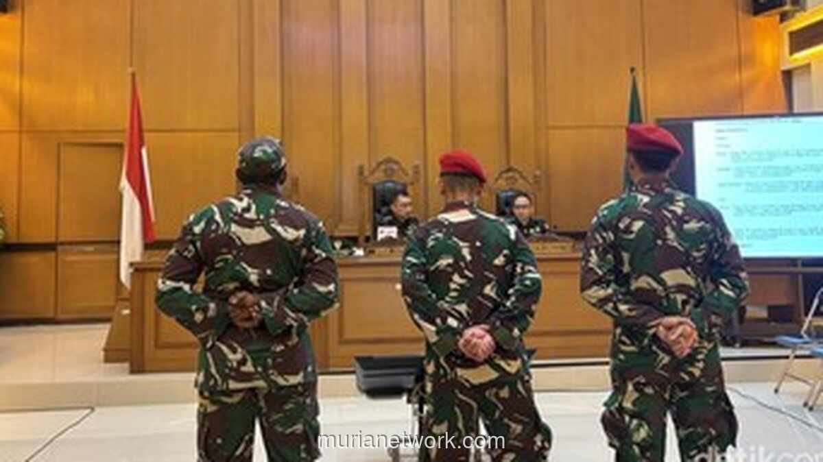 Tiga Prajurit TNI Resmi Didakwa Atas Kematian Kepala Cabang Bank