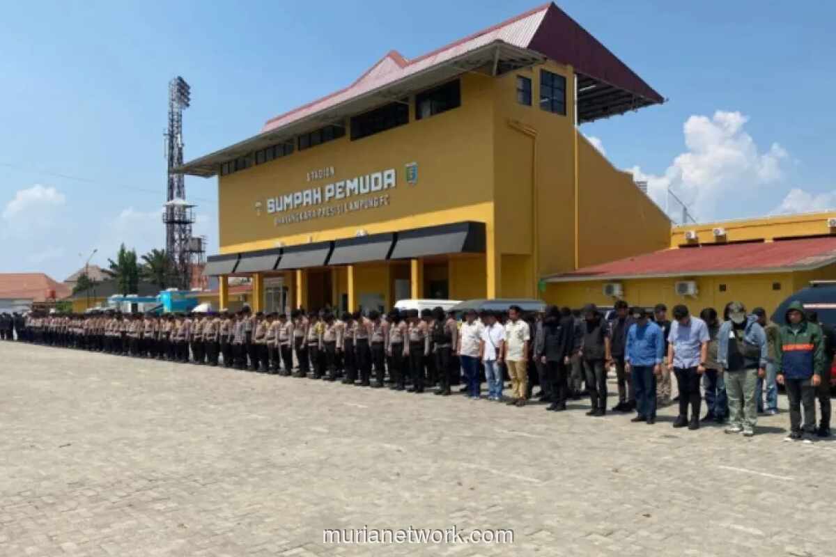 Polresta Bandarlampung Kerahkan 390 Personel Amankan Laga Perdana Bhayangkara FC