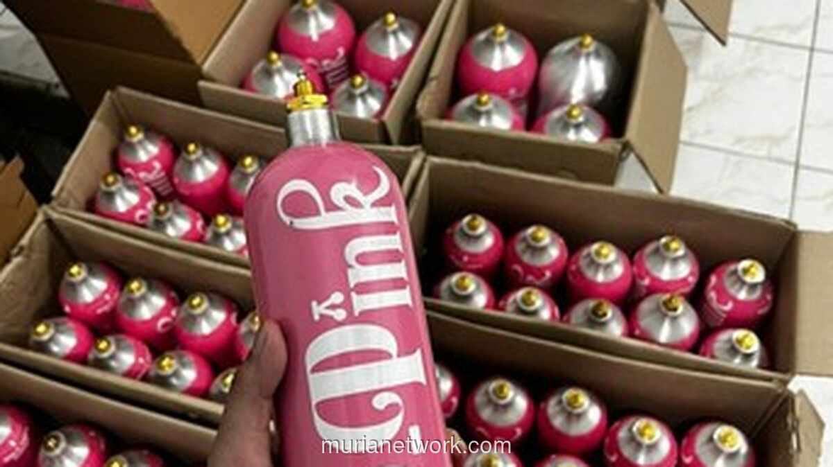 Bareskrim Gerebek Pabrik Gas Whip-pink di Kemayoran, Ratusan Tabung Diamankan