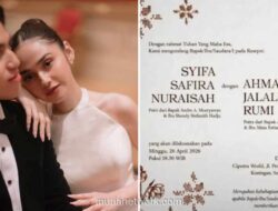 Undangan Nikah El Rumi-Syifa Hadju Bocor, Tercantum Tanggal 26 April 2026