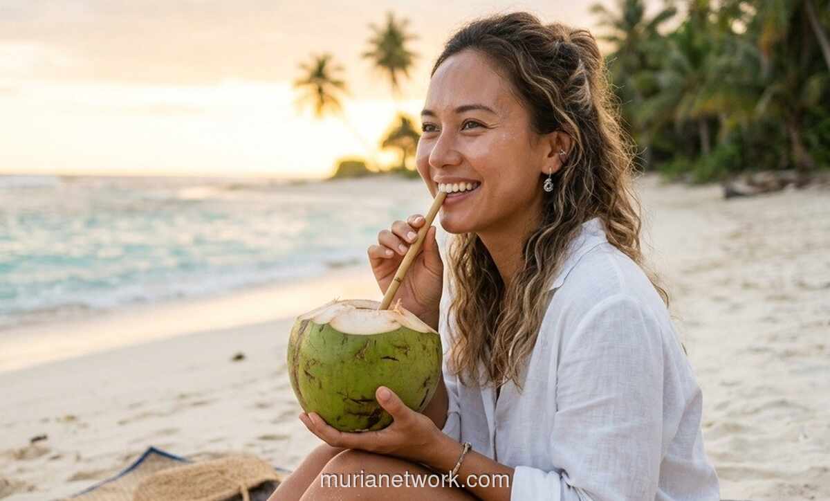 Air Kelapa Disebut Bantu Jaga Kelembapan dan Cegah Penuaan Dini pada Kulit