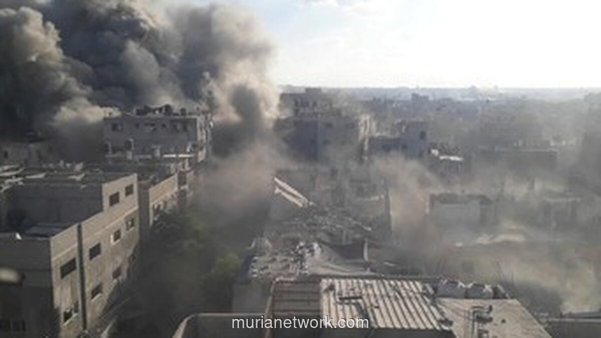 Serangan Udara di Gaza Utara Tewaskan 5 Warga Sipil, 3 di Antaranya Anak-anak