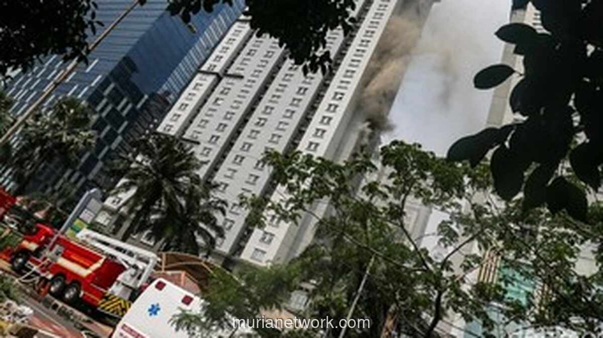 89 Penghuni Apartemen Mediterania Dievakuasi Usai Kebakaran di Jakarta Barat