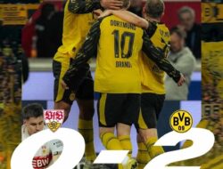 Drama Injury Time, Dortmund Hancurkan Stuttgart 0-2