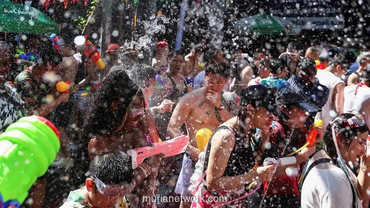 95 Tewas dalam Tiga Hari Pertama Perayaan Songkran di Thailand