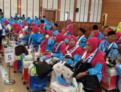 1.723 Jamaah dan Petugas Haji Embarkasi Pondok Gede Tiba di Madinah