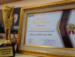 Andre Rosiade Raih Penghargaan Legislator Aspiratif dari Wartawan Parlemen