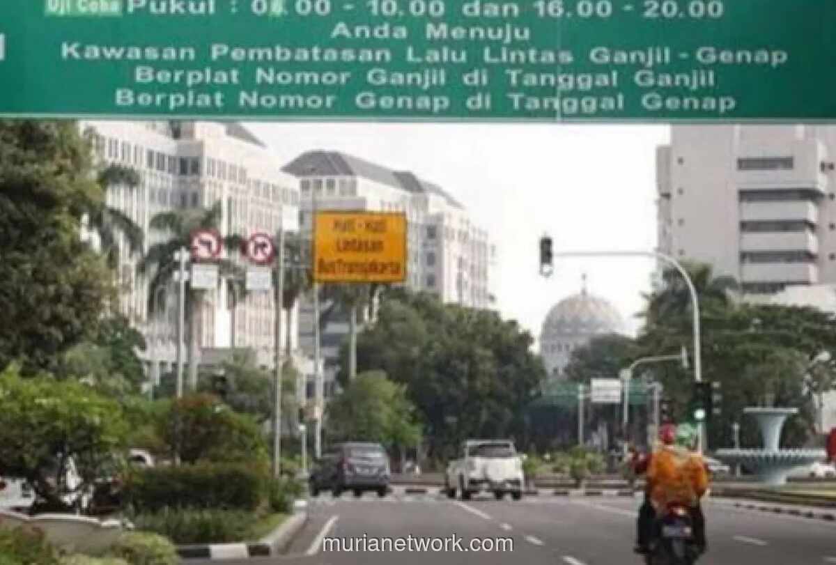 Ganjil-Genap Kembali Berlaku, Kendaraan Berpelat Ganjil Dilarang Melintas Pagi Ini
