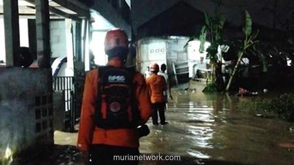 Banjir Rendam 30 Rumah di Laladon Ciomas, Masjid dan TPU Ikut Terendam