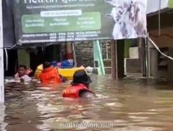 Banjir 1,75 Meter Rendam Permukiman Padat di Kebon Pala
