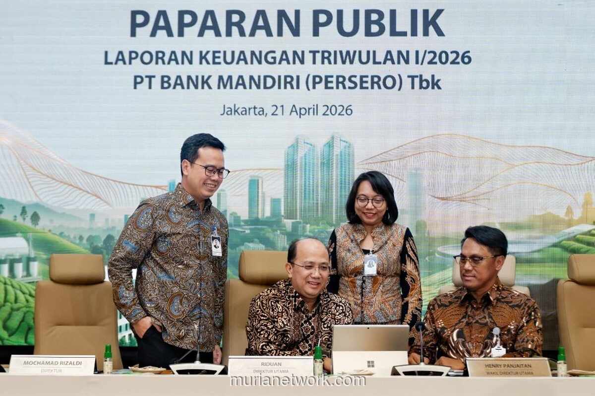 Bank Mandiri Catat Laba Rp15,4 Triliun di Kuartal I-2026, Tumbuh 16,6%