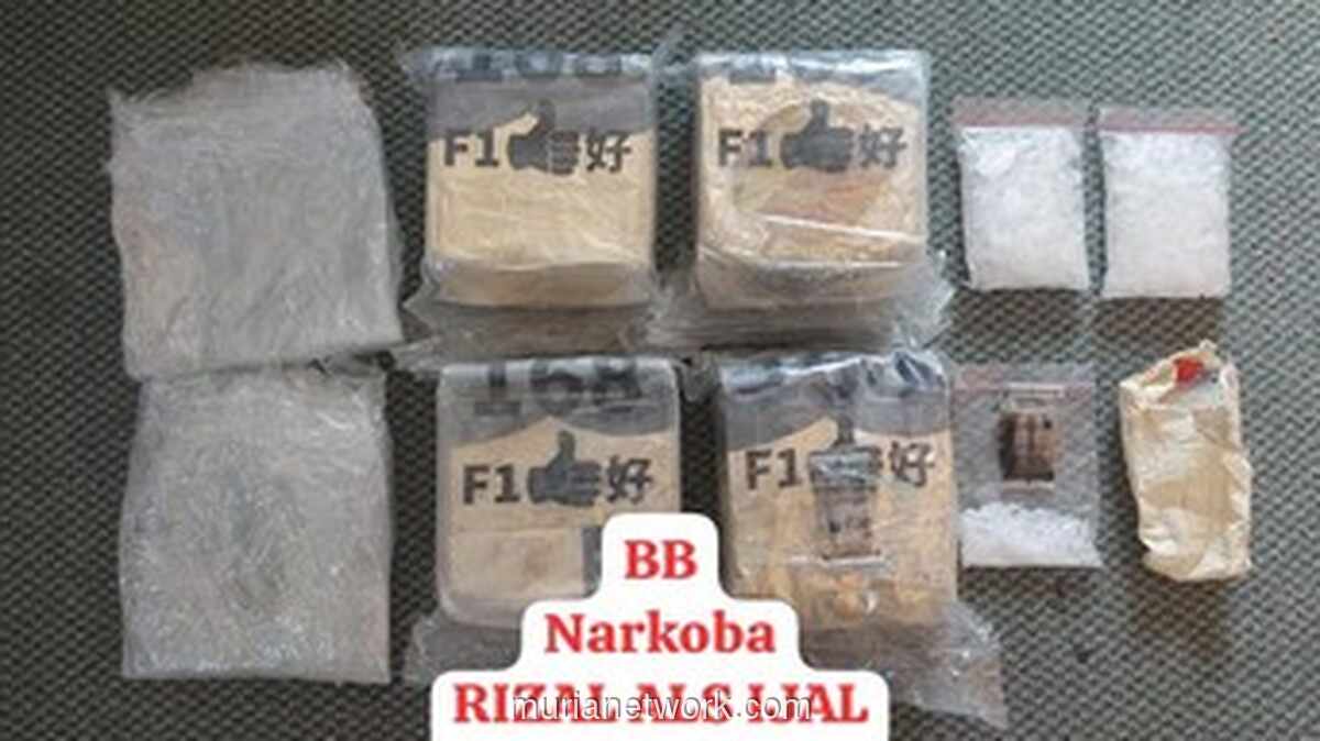 Polri Bekuk Jaringan Narkoba Pekanbaru yang Dikendalikan Pasutri, 4,2 Kg Sabu Diamankan