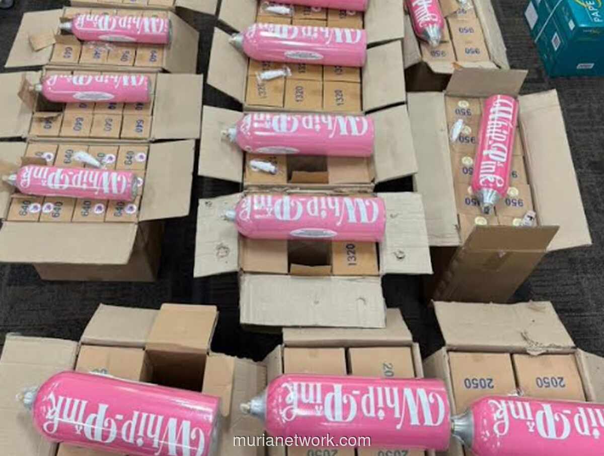 Bareskrim Gerebek Pabrik Gas Whip Pink Beromzet Miliaran di Jakarta