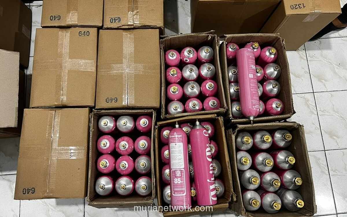 Bareskrim Bongkar Pabrik Gas N2O Ilegal Whip Pink Beromzet Miliaran Rupiah
