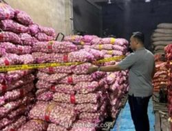 Bareskrim Gagalkan Penyelundupan Puluhan Ton Bawang di Pontianak