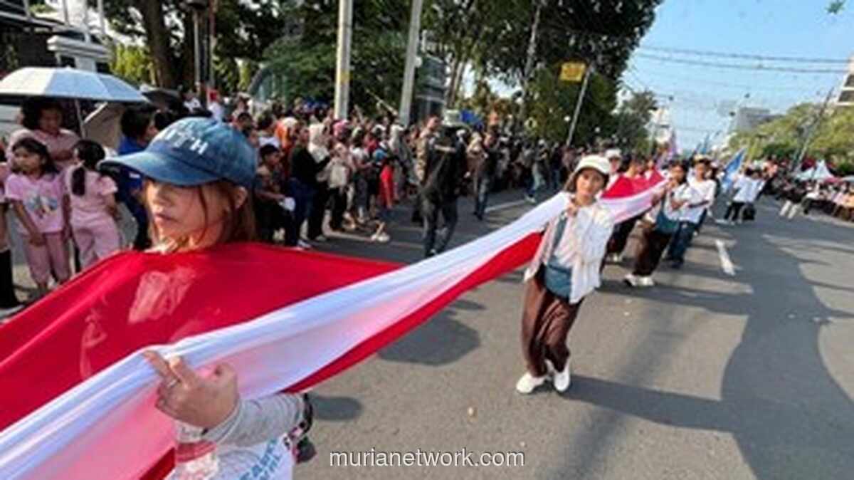 Karnaval Paskah Semarakkan Semarang, Kibarkan Bendera Raksasa dan Semangat Kebersamaan