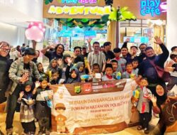 FWP Polda Metro Jaya Ajak Anak Yatim Bermain di Playtopia Senayan Park