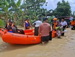 Banjir Demak Rendam 8 Desa, 2.839 Warga Mengungsi Akibat Tanggul Jebol
