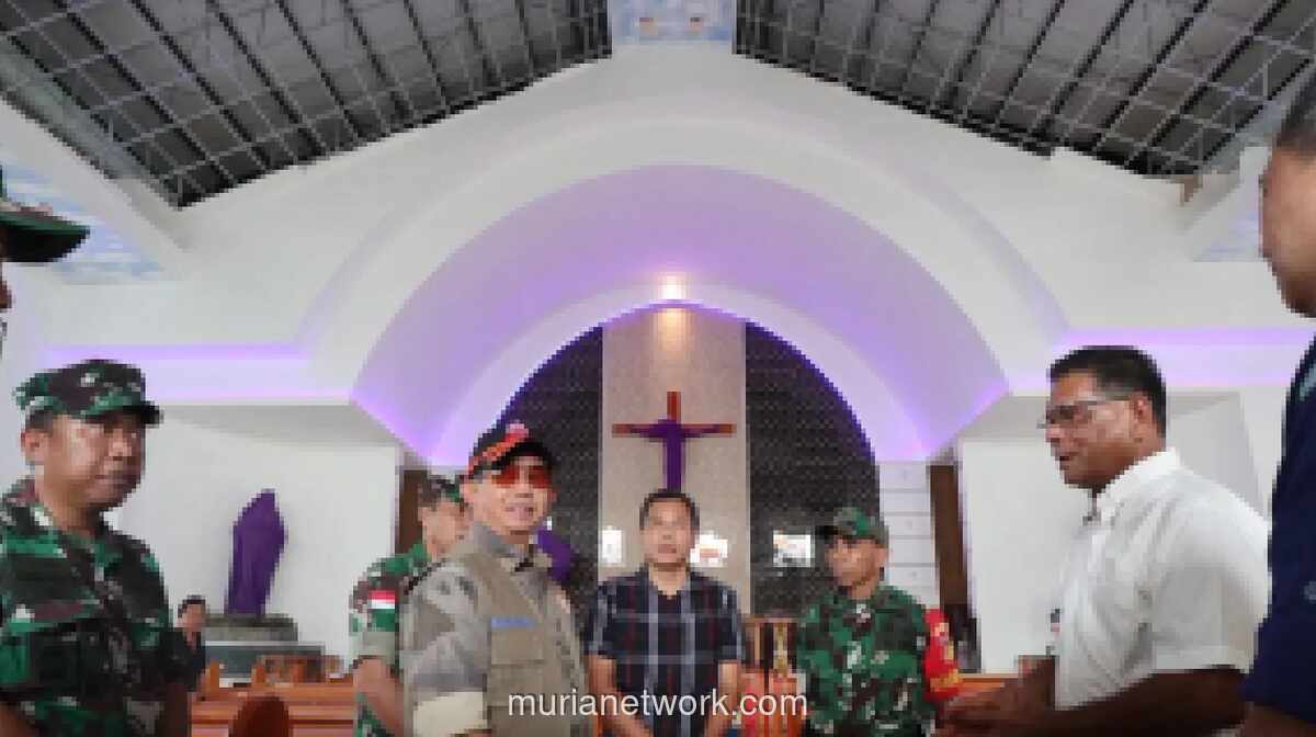 BNPB Tinjau Kerusakan Gereja Pascagempa 7,6 M, Pastikan Penanganan Segera