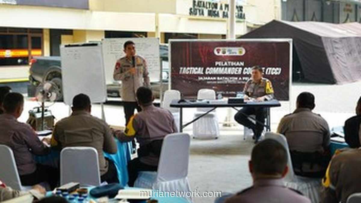 Batalyon A Pelopor Brimob Metro Jaya Gelar Pelatihan Tactical Commander untuk Perkuat Kemampuan Komandan Lapangan