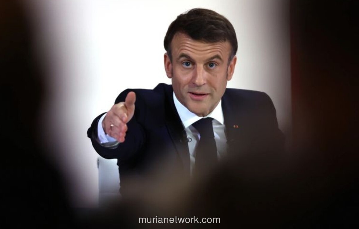 Macron Tolak Opsi Militer di Selat Hormuz, Desak Negosiasi dengan Iran