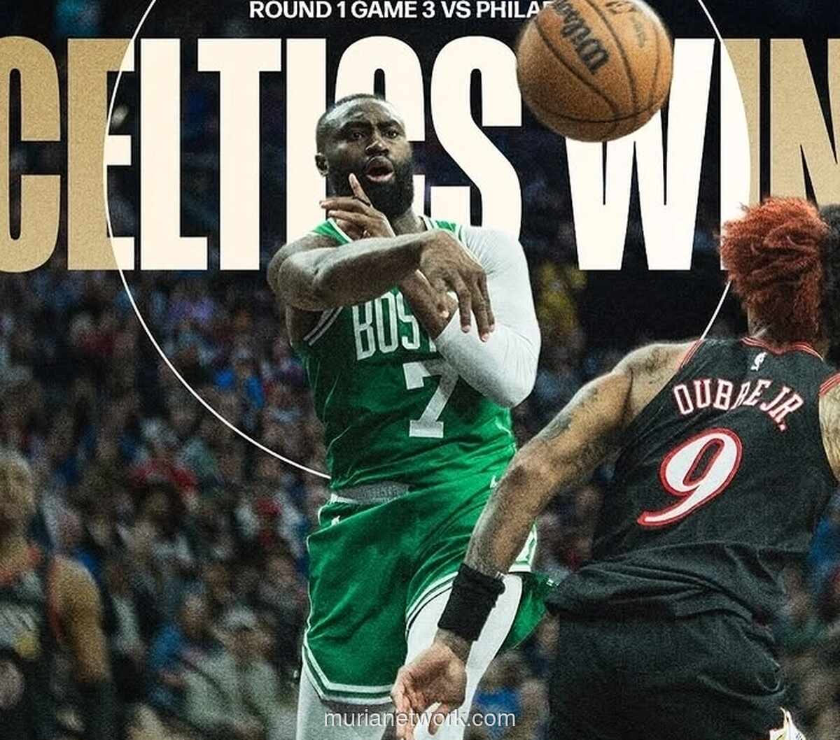 Celtics Kalahkan 76ers 108-100 di Game 3, Unggul 2-1 Berkat Duet Tatum-Brown