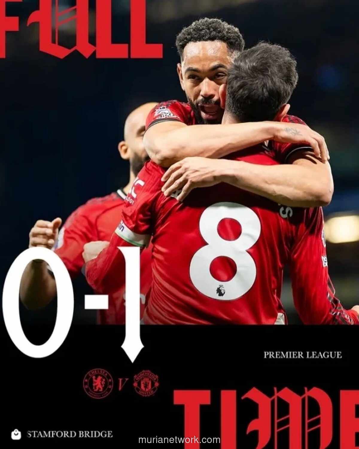 Chelsea Tumbang di Kandang Meski Dominan, Manchester United Curi Poin Penuh