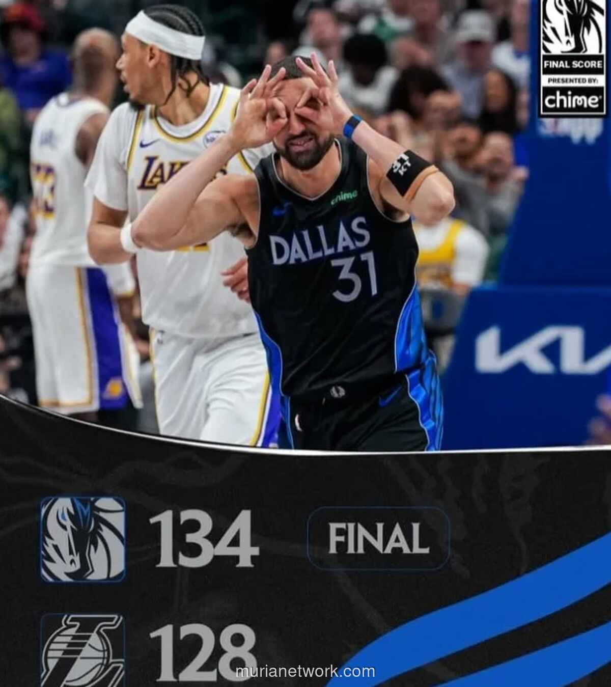 Cooper Flagg Cetak 45 Poin, Bawa Mavericks Taklukkan Lakers di Laga Sengit