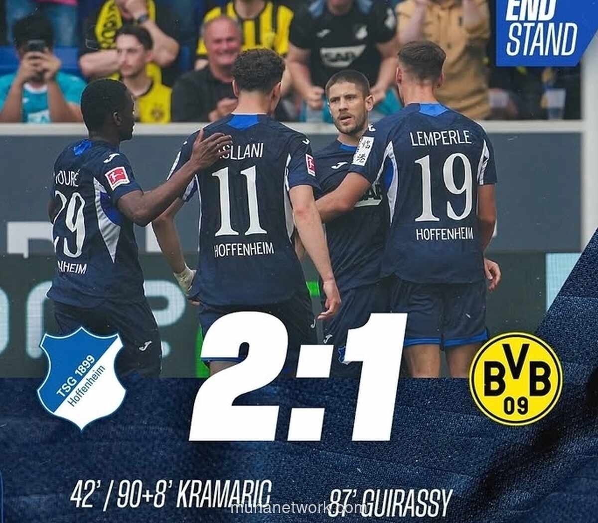 Hoffenheim Hancurkan Harapan Dortmund dengan Kemenangan Dramatis di Menit Akhir