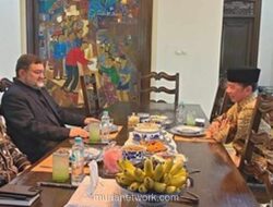 Dubes Iran Silaturahmi dan Makan Siang di Kediaman Jokowi di Solo