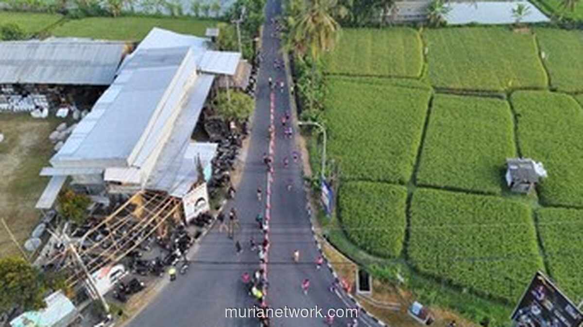 Korlantas Polri Gunakan Drone ETLE untuk Awasi Lalu Lintas Kemala Run 2026 di Gianyar