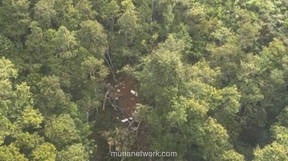 Serpihan Helikopter Hilang Ditemukan di Sekadau, Evakuasi Terhambat Cuaca Buruk