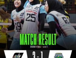 Jakarta Pertamina Enduro Kunci Kemenangan 3-1 atas Gresik Petrokimia di Leg Pertama Final Proliga Putri