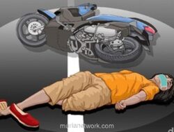 Kecelakaan Truk dan Motor di Cileungsi Tewaskan Satu Pengendara