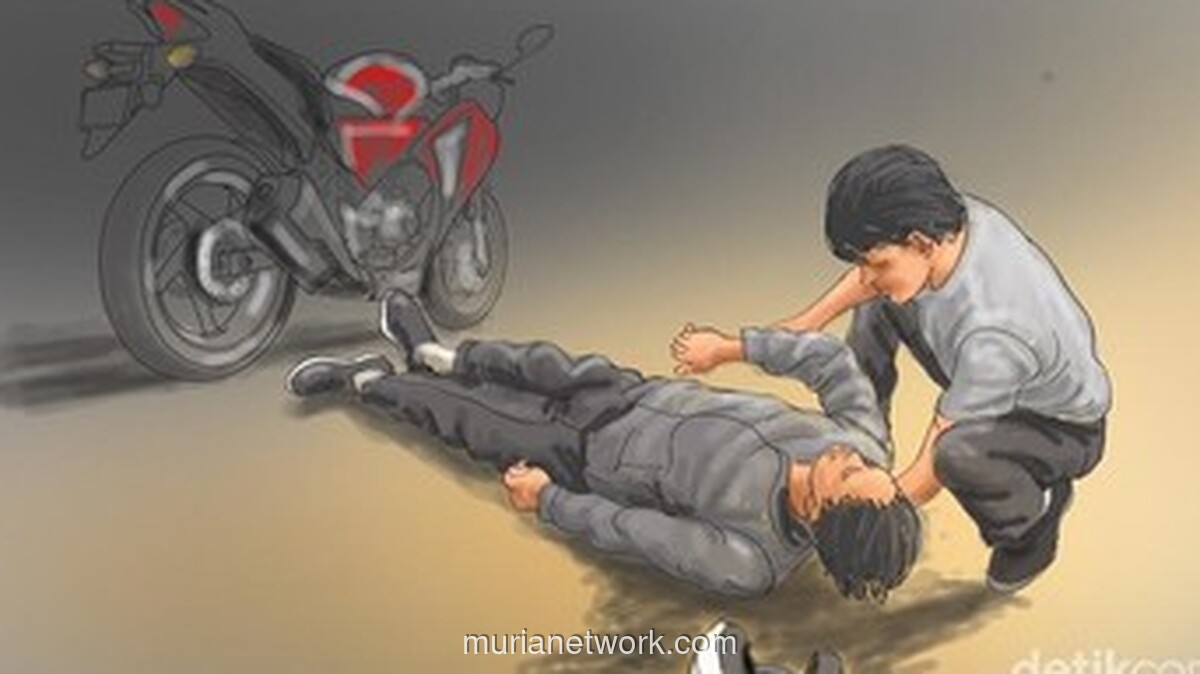 Pemotor Tewas Tertindih Bus di Flyover Pesing