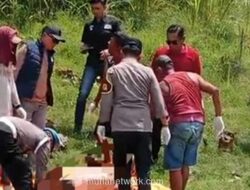 Pria Tak Dikenal Ditemukan Tewas dengan Luka Leher di Sungai Mrican Jombang