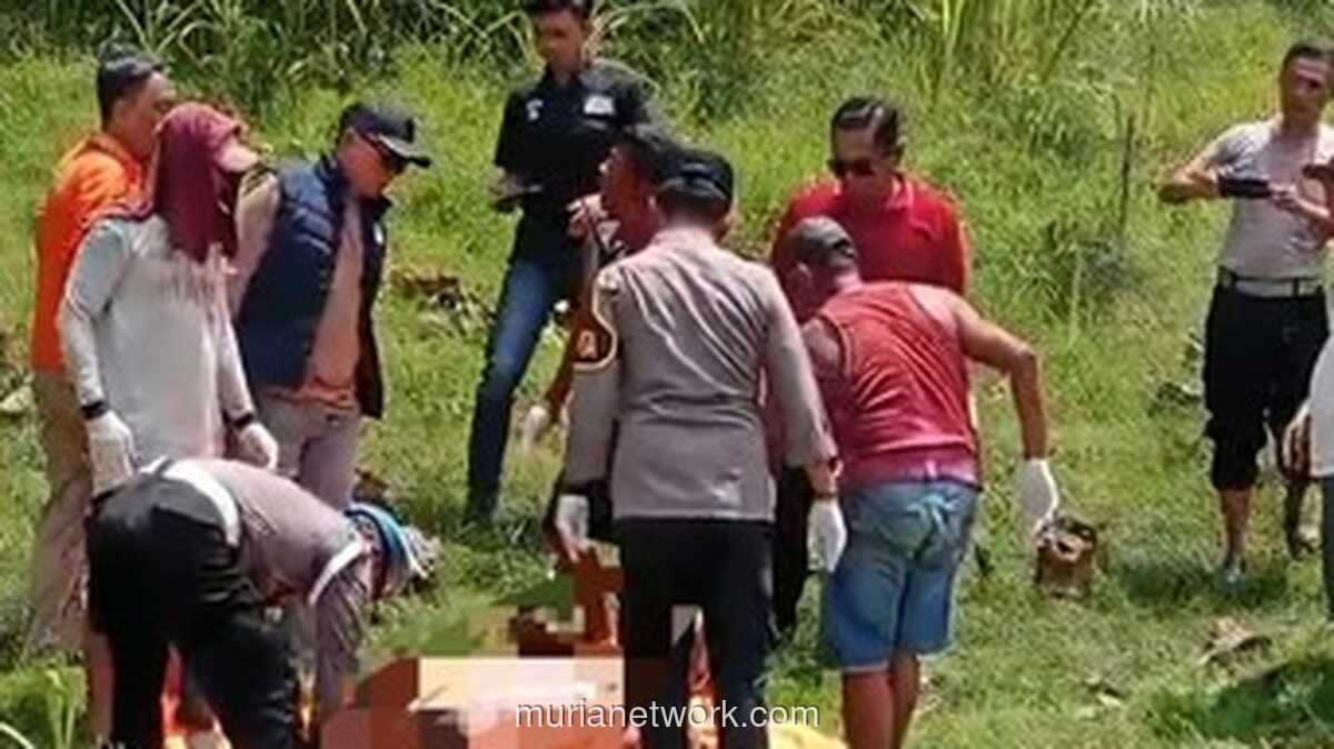 Pria Tak Dikenal Ditemukan Tewas dengan Luka Leher di Sungai Mrican Jombang