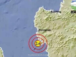 Gempa Magnitudo 2,6 Guncang Kubu Raya, Tak Ada Laporan Kerusakan