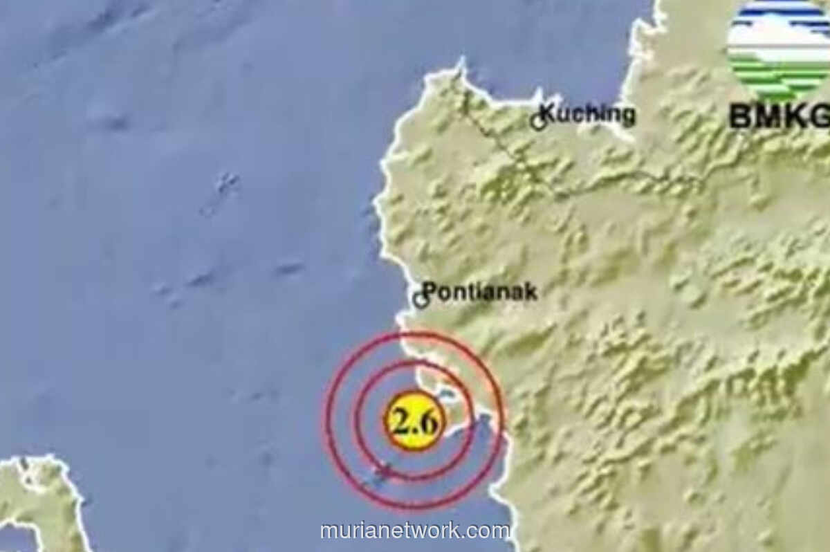 Gempa Magnitudo 2,6 Guncang Kubu Raya, Tak Ada Laporan Kerusakan
