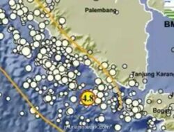 Gempa Magnitudo 4,8 Guncang Pesisir Barat Lampung
