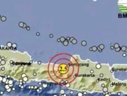 Gempa Magnitudo 2,5 Guncang Kabupaten Semarang, BMKG Rilis Data Berbeda dengan Lokasi Pangandaran