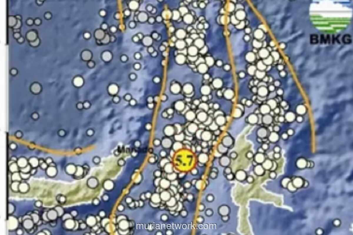 Gempa M5,7 Guncang Jailolo, BMKG Imbau Warga Waspada