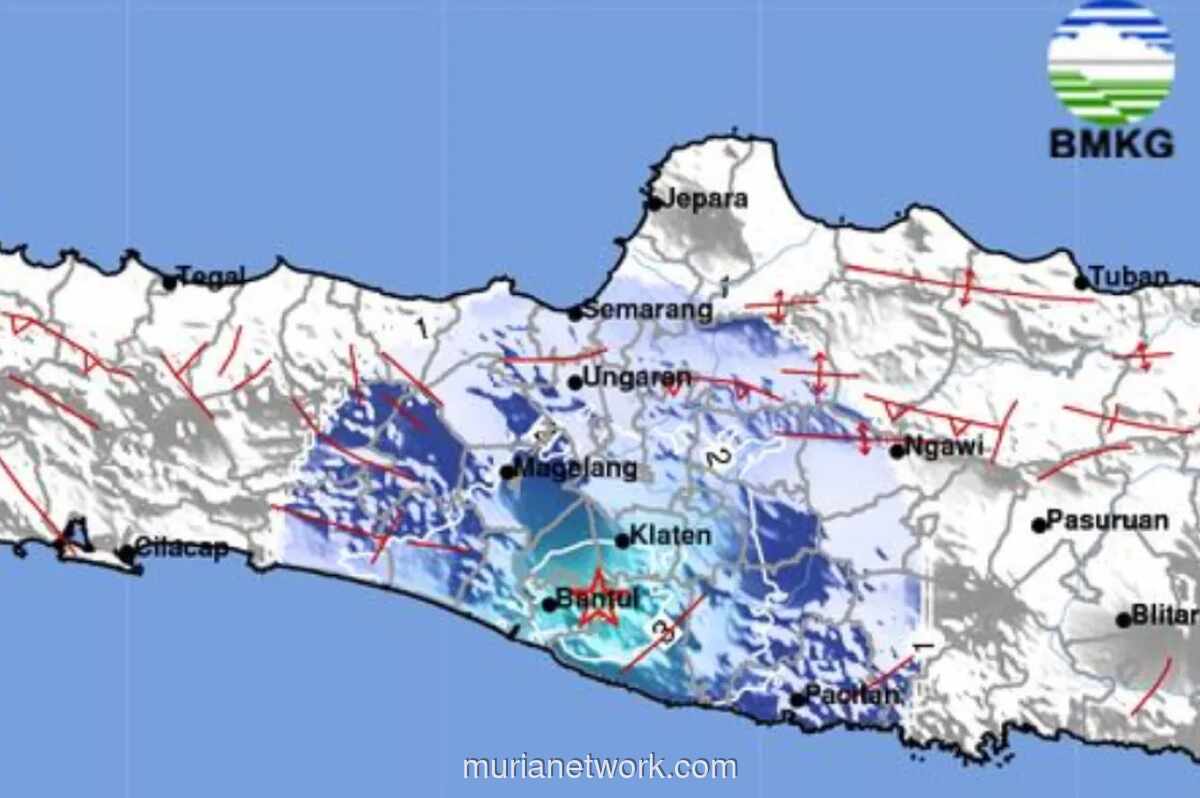 Gempa Magnitudo 2,4 Guncang Bantul, Getaran Terasa hingga Yogyakarta
