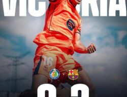 Barcelona Kukuhkan Puncak Klasemen Usai Taklukkan Getafe 2-0