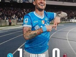 Napoli Kalahkan AC Milan 1-0 Berkat Gol Penentu Politano