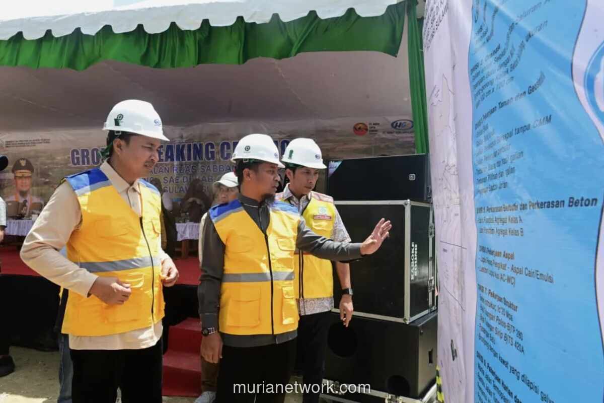 Gubernur Sulsel Groundbreaking Jalan 141 Kilometer Buka Isolasi Wilayah Seko di Luwu Utara