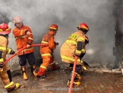 Gudang Ekspedisi di Depok Ludes Terbakar, Kerugian Capai Rp200 Juta