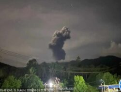 Gunung Dukono Erupsi, Status Waspada Berlaku dan Warga Tobelo Diimbau Waspada Hujan Abu