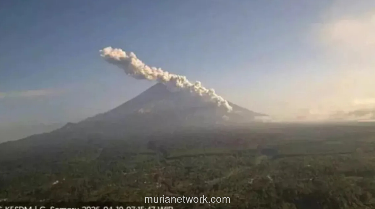 Gunung Semeru Erupsi, Status Siaga Level III dan Zona Bahaya Dipertegas