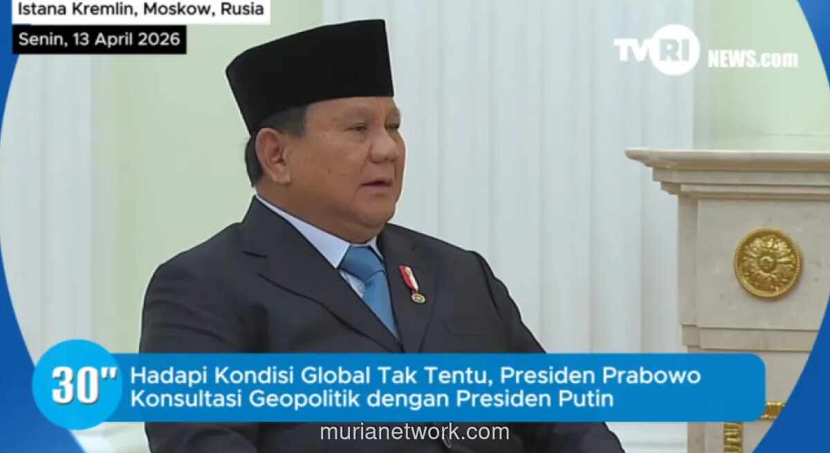 Prabowo dan Putin Bahas Intensifikasi Dialog di Tengah Gejolak Global
